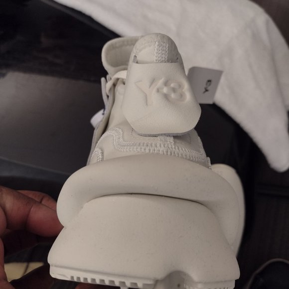 Yohji Yamamoto Y-3 White Sneakers 12.5 - Picture 8 of 16